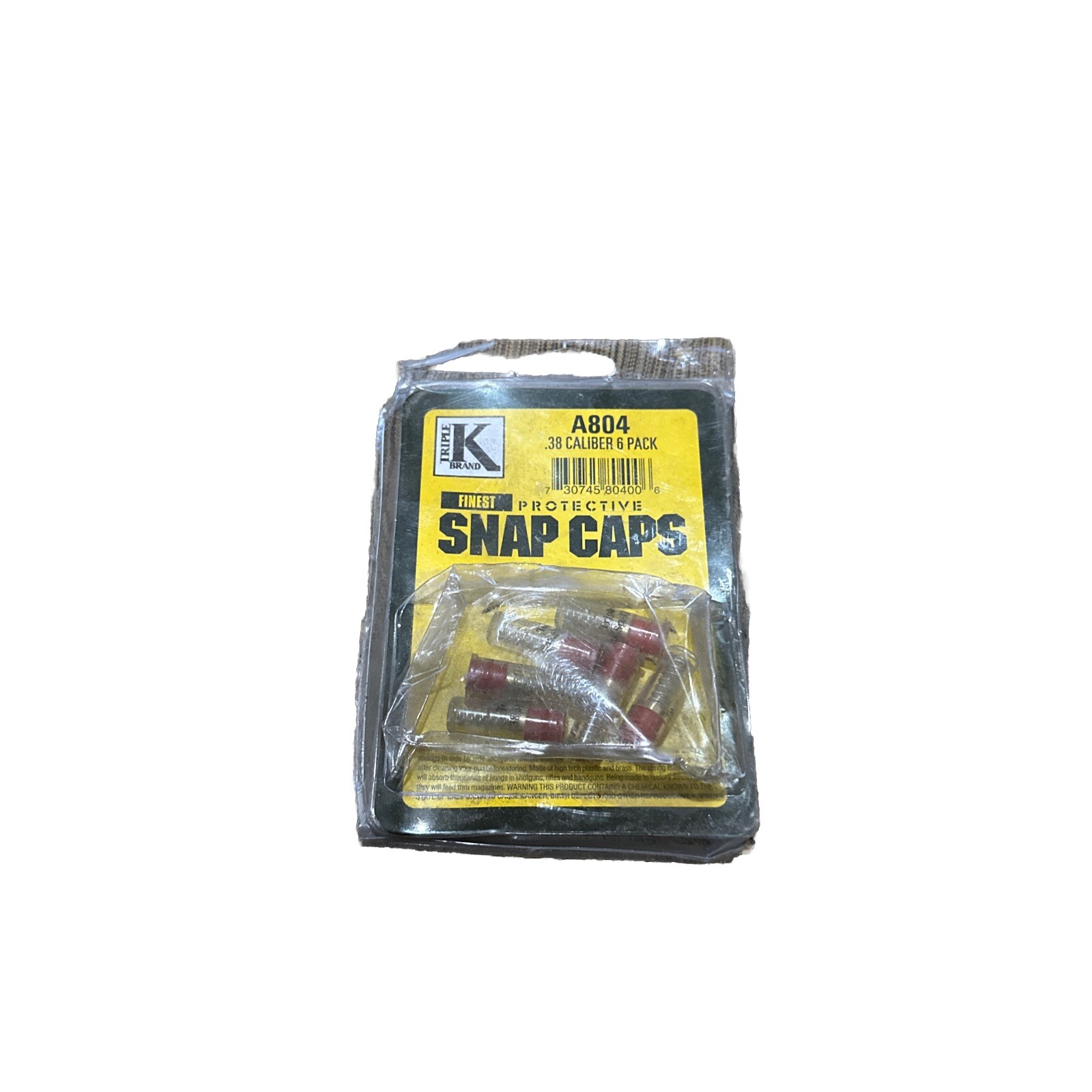 Snap Caps .38 Cal 6 Pack