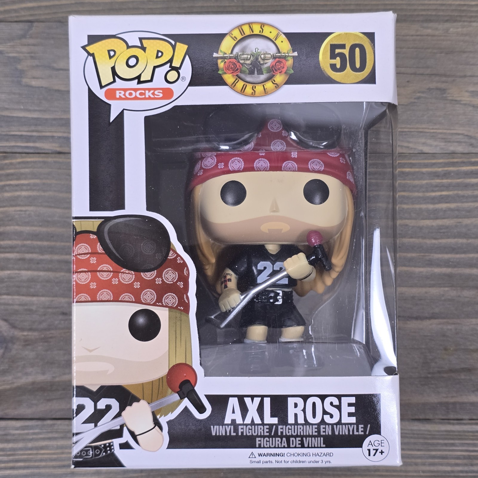 Funko Pop! Vinyl: Axl Rose #50 - See All Pictures For Condition Of Box