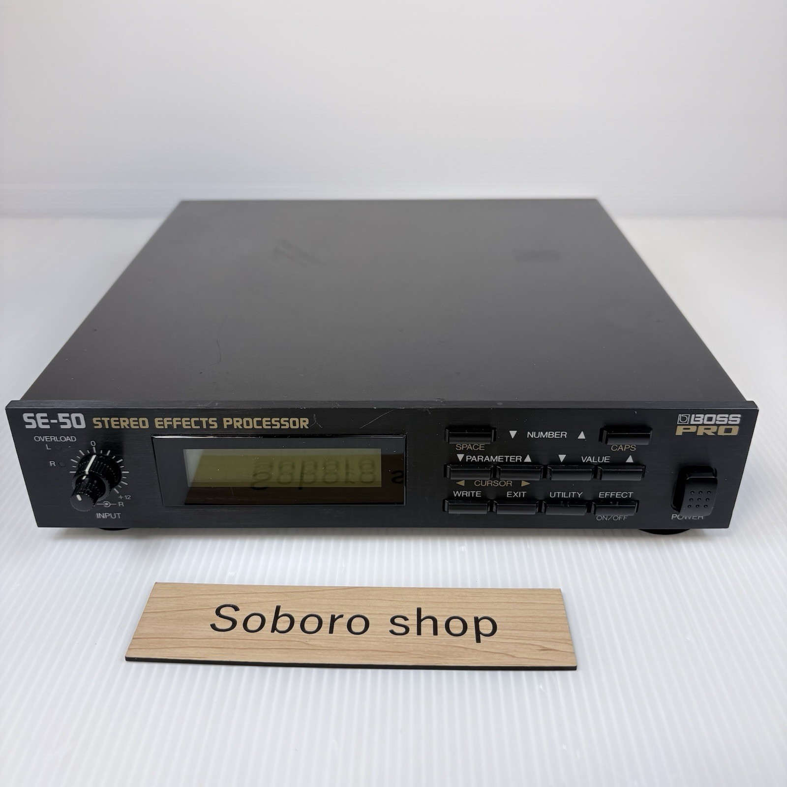 BOSS PRO SE-50 Stereo Multi Effects Processor Rack Mount Tested Working