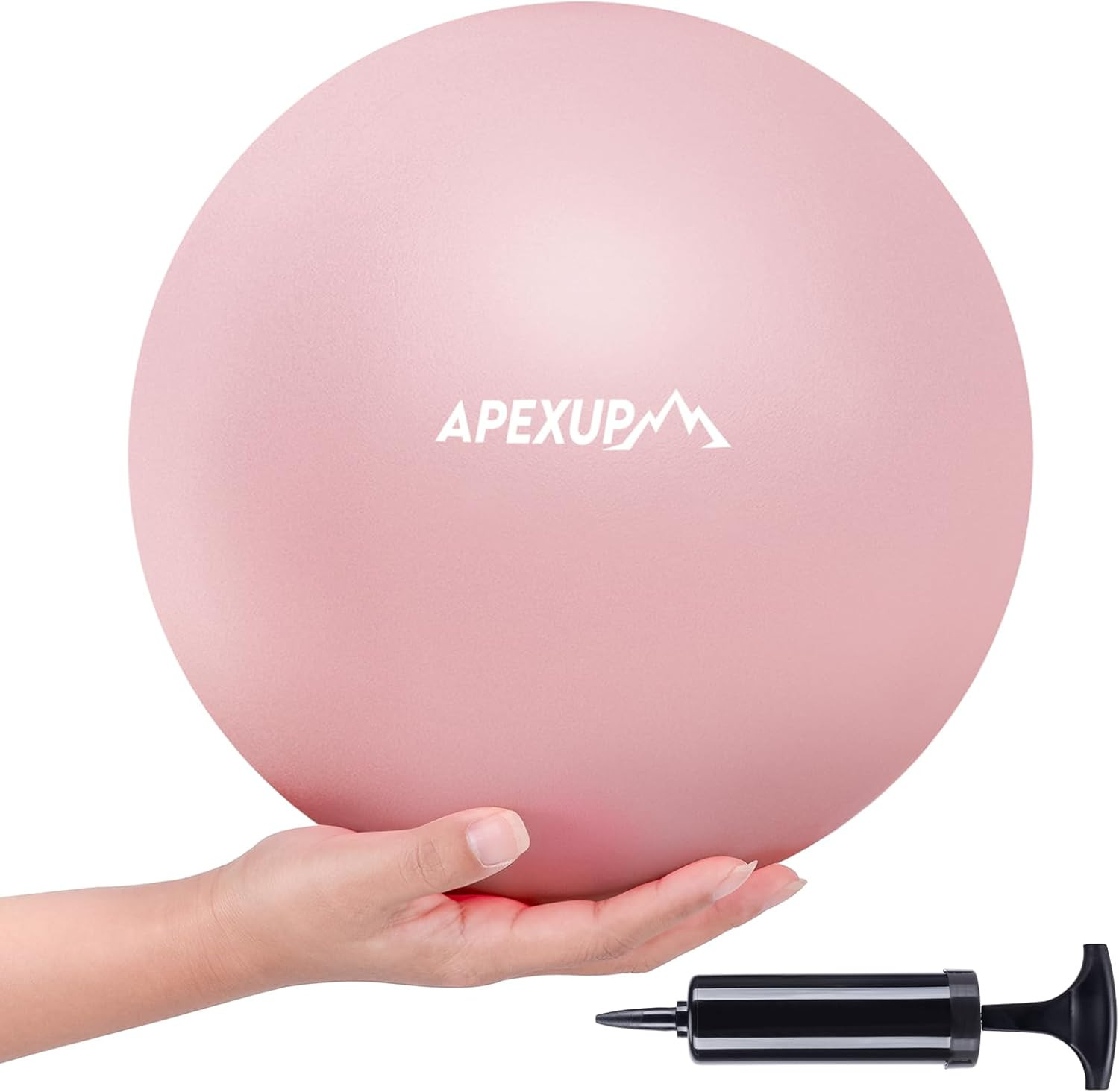 9 Inch Pilates Ball Small Exercise Ball for Yoga, Fitness, Balance, Core Workout