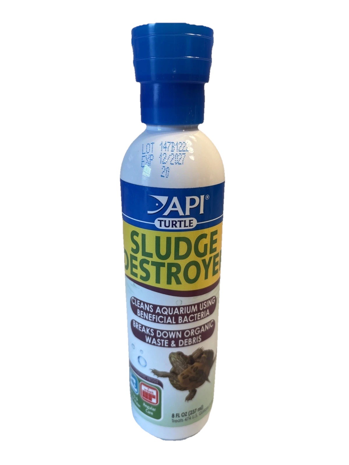 API Turtle Sludge Destroyer 8 Oz Aquarium Cleaner Breaks Down Waste & Odors New