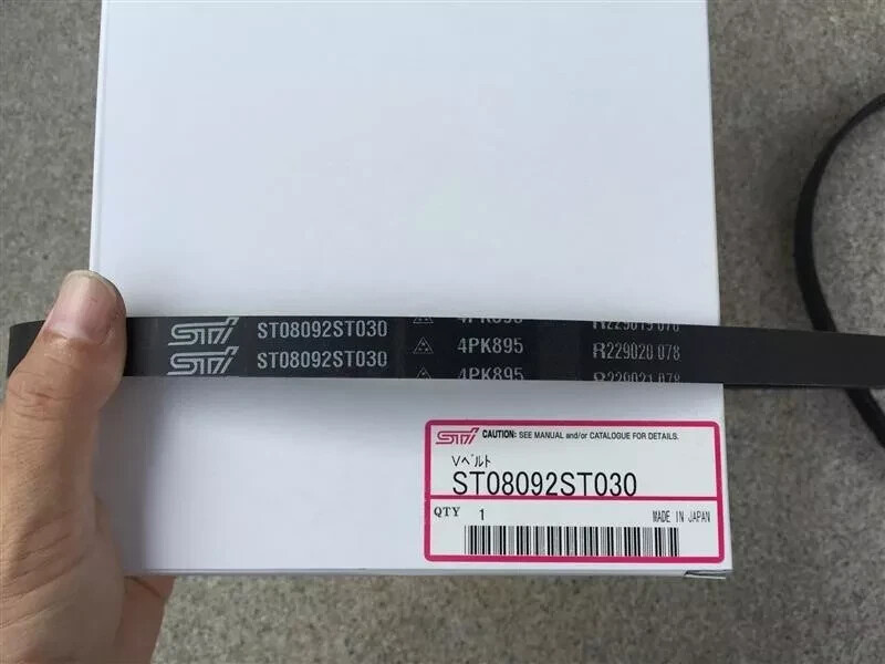 Fit SUBARU ST08092ST030 STI V-BELT AC 895mm For IMPREZA 4DooR GD GG