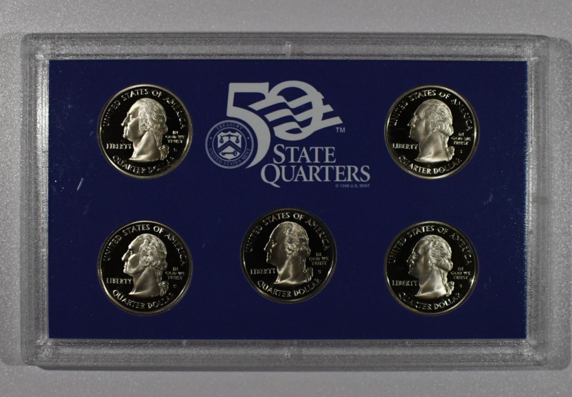 2007 United States Mint 50 State Quarters Proof Set