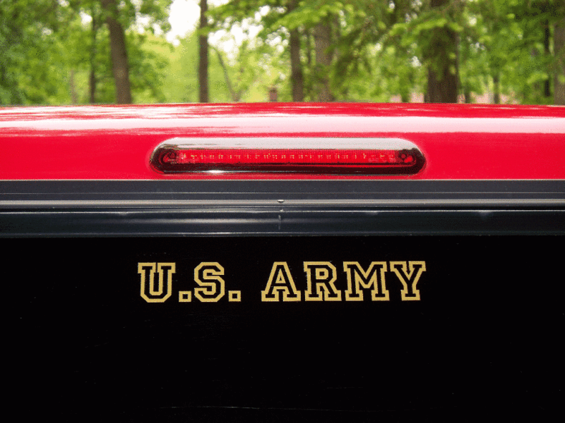 US ARMY Vinyl Decal Military nascar racing S01