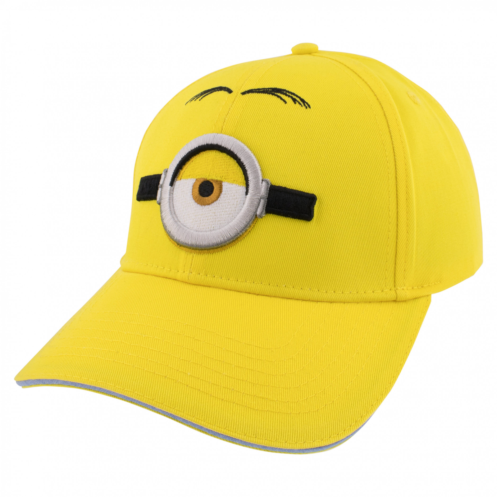 Minions Sarcastic Stare Adjustable Adult Hat Yellow
