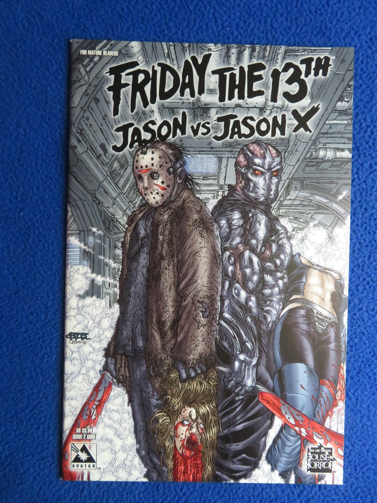 FRIDAY THE 13TH  JASON VS JASON X  #2  GORE VARIANT AVATAR PRESS  2006