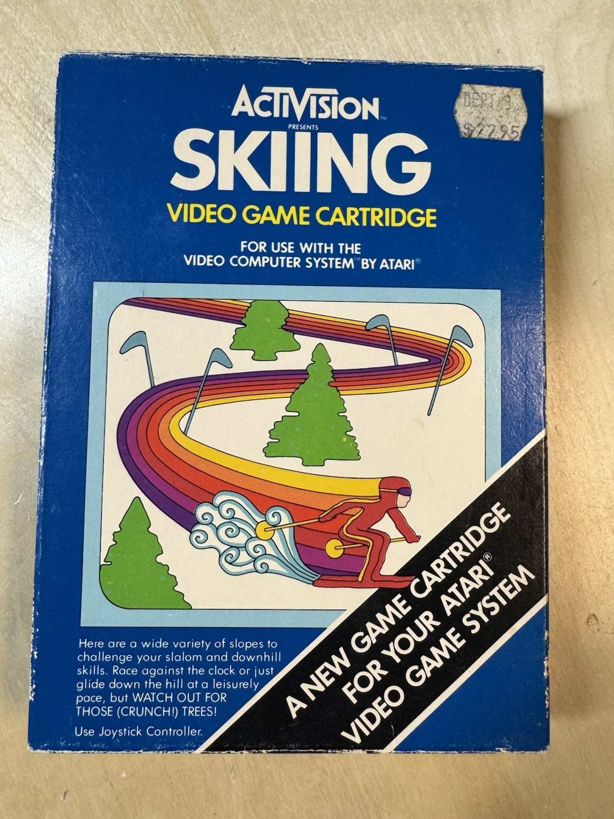 Skiing Atari 2600 - Activision 1981 - Box - Cartridge & Manual - CIB