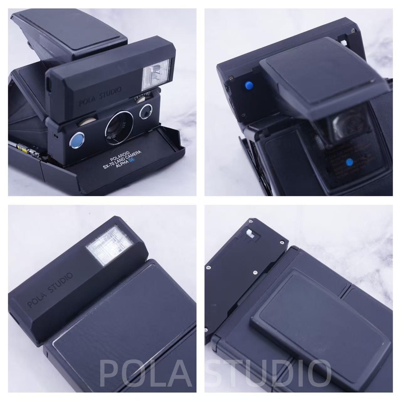 NEW*POLAFLASH POLAROID FLASH SX70/ALPHA/SONAR CAMERA FLASH-3.5MM TYPE-C