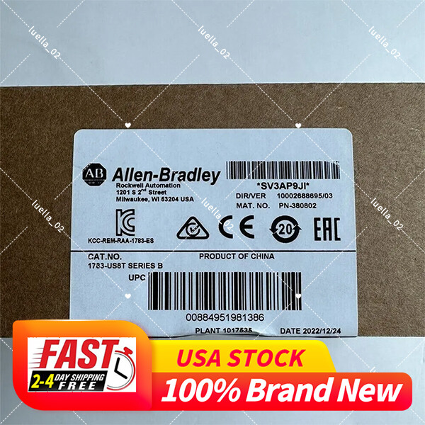 Brand New Allen-Bradley 1783-US8T Stratix 2000 8t Port Unmanaged Switch