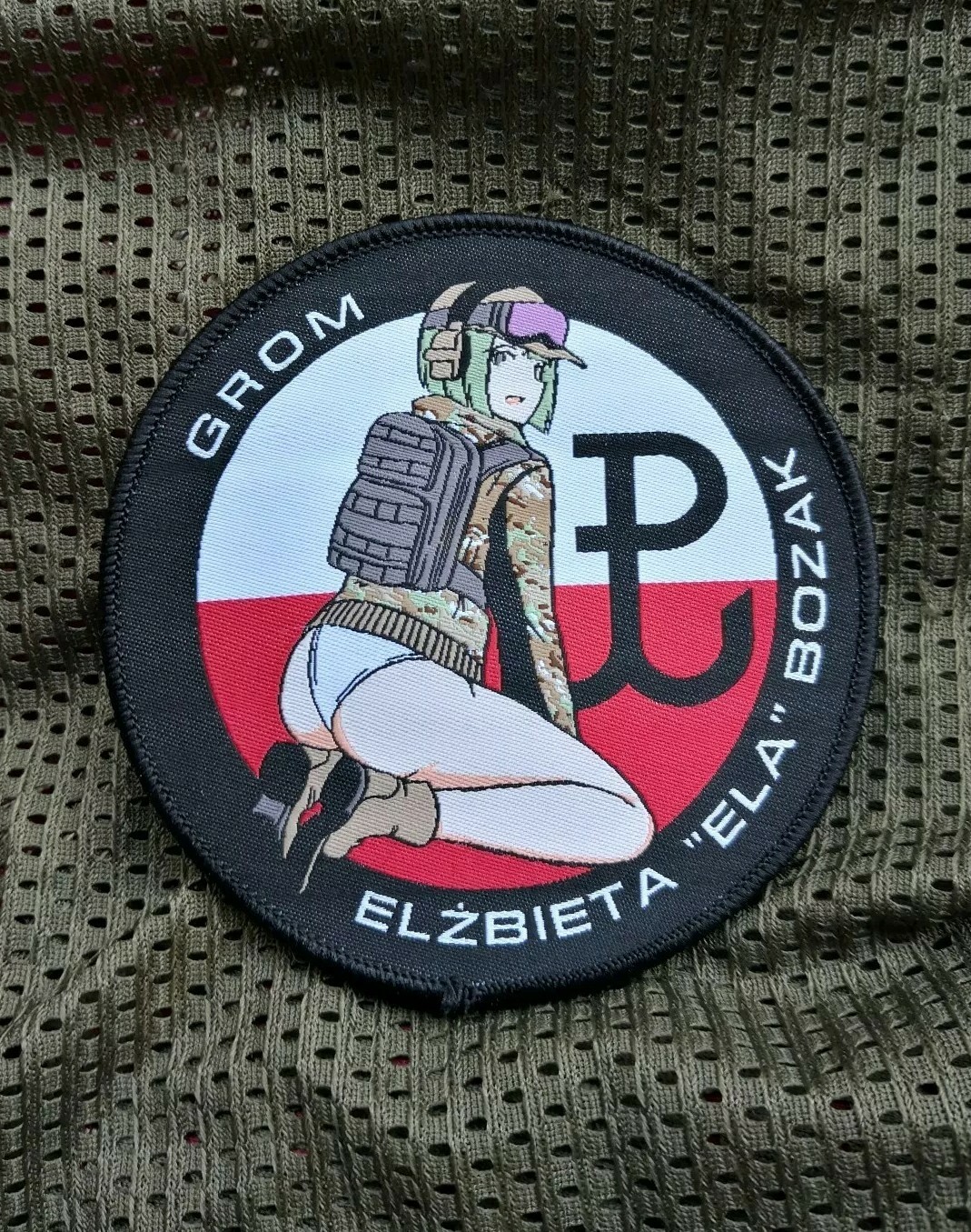Rainbow Six: Siege, Ela Female Soldier Poland GROM airsoft morale military patch