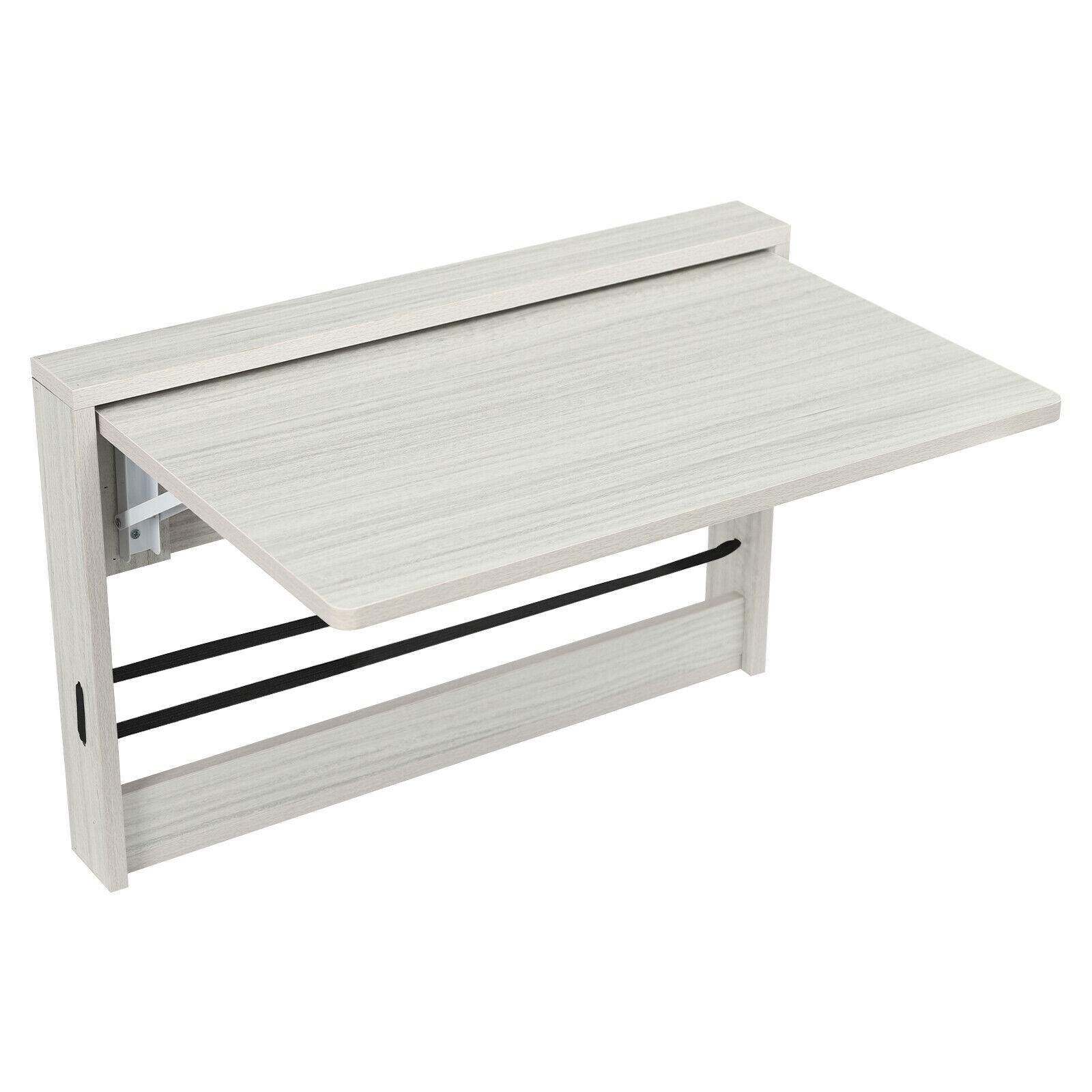 Folding Wall Table, Fold Down Table Wall Mounted, Round Corners Folding Table