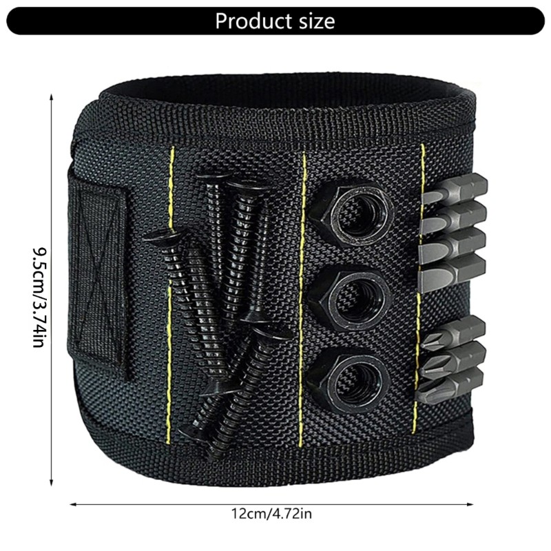 Wristband for Tool Father Colleague with Magnets Adjustable Size
