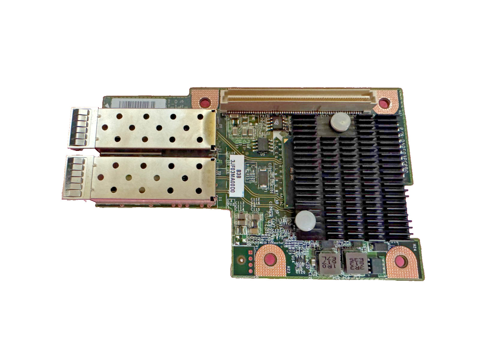 Quanta DA0F03PC8B0 Dual Port 10GbE SFP+ Mezzanine Network Adapter 3JF03MA00D0 NE