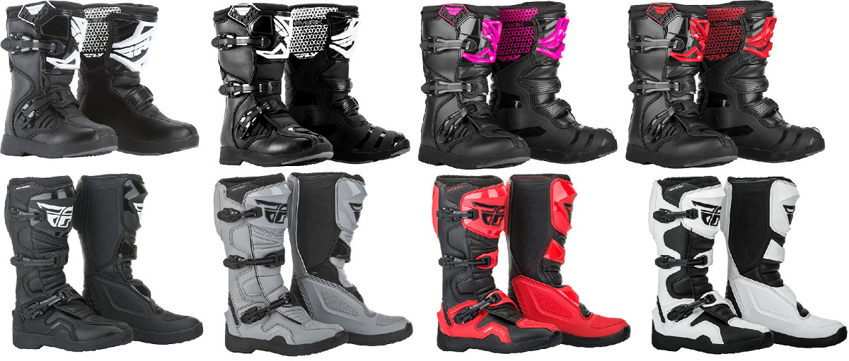 Fly Racing Maverik Adult, Kids, Youth Riding Boots ATV, Motocross, Off Road, Mx