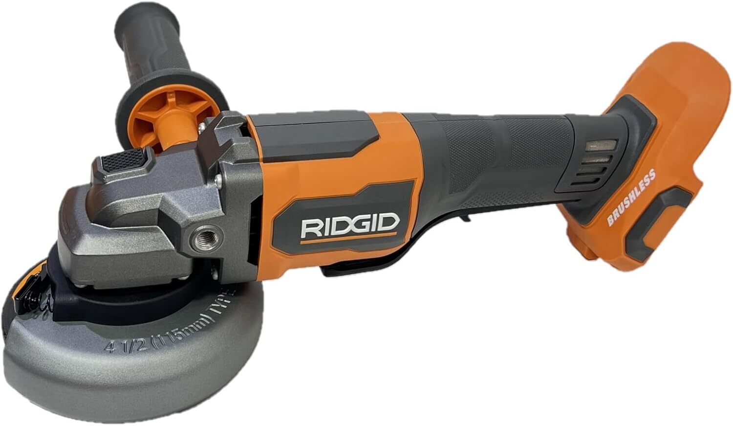 RIDGID 18V Brushless Cordless 4-1/2 in. Paddle Switch Angle Grinder (Tool Only)