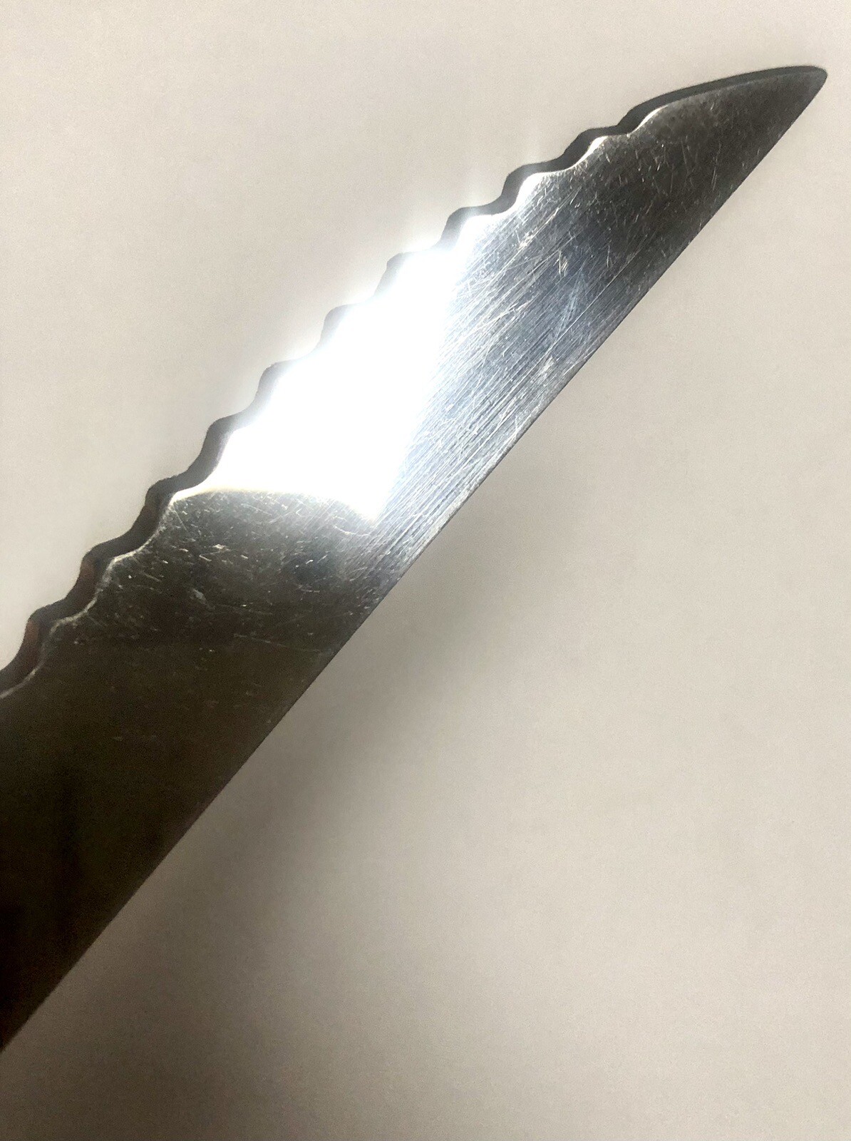 E. Parker & Sons Rippledge 8” Blade Serrated Carving Knife & Fork Set Sheffield