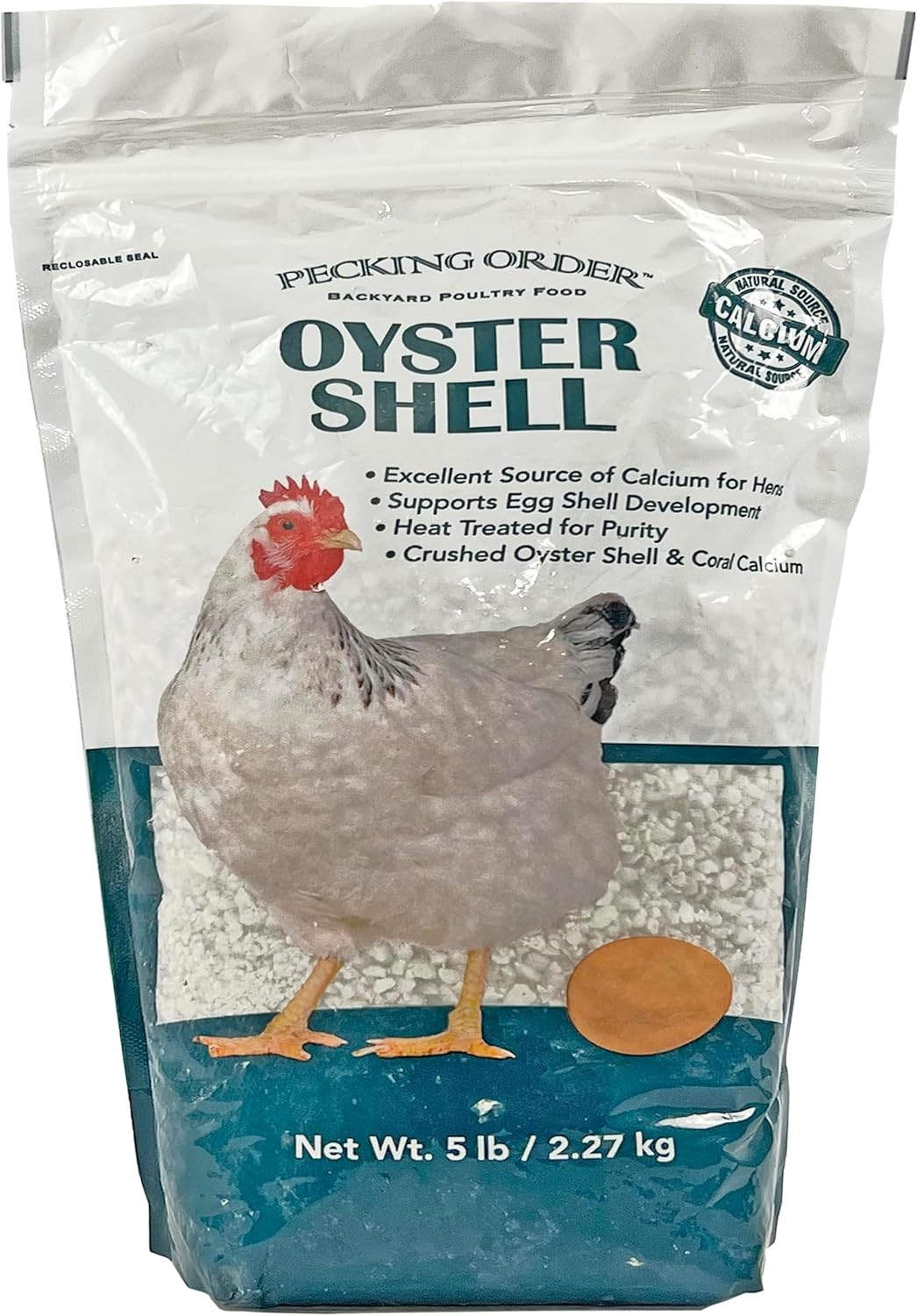 Pecking Order Oyster Shell - Calcium Supplement to 5 Pound (Pack of 1)