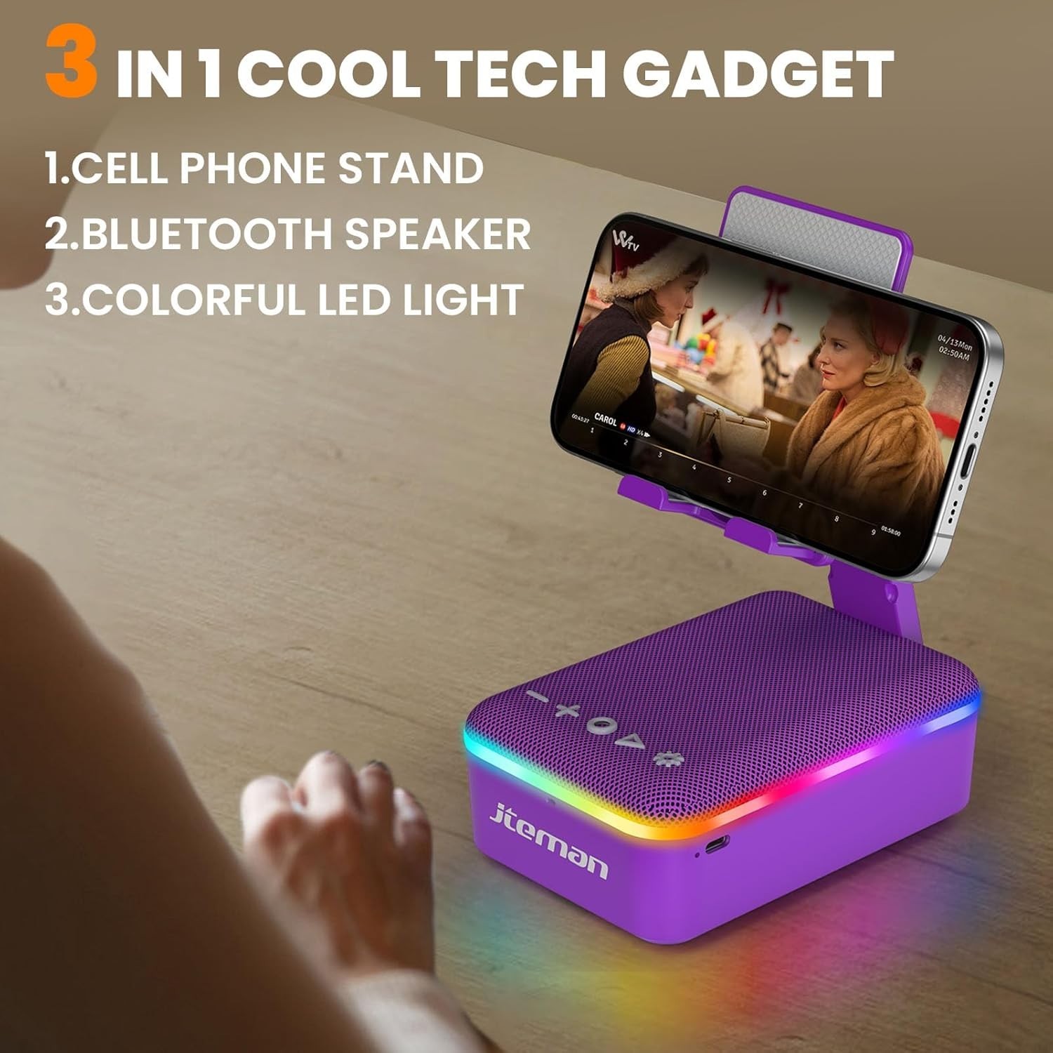 Tech Gadget Gift for Men Women - Bluetooth Speaker
