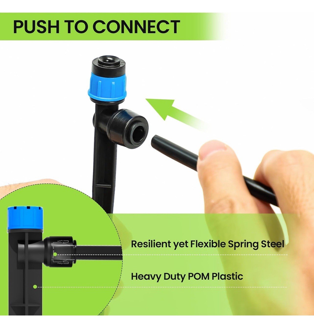 230FT Drip Irrigation System Kit, Automatic Garden Watering System for Plant