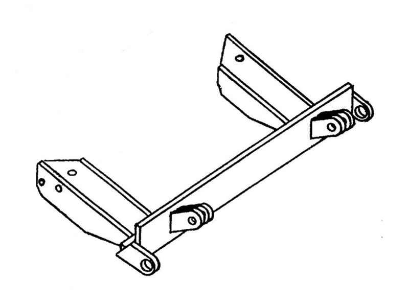 Blue Ox BX1812 Tow Bar Base Plate for 1986.5-1997 NISSAN PICKUP 2WD