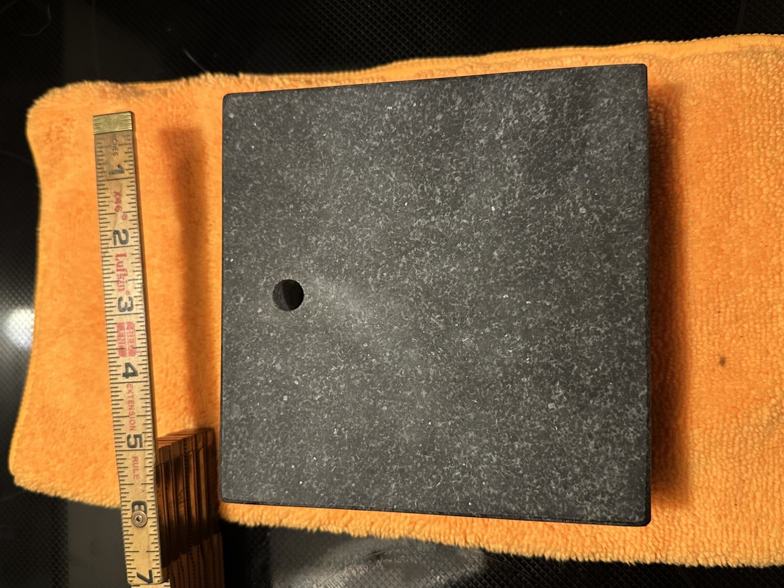 Fowler Granite Surface Plate 6x6x2 in Gray