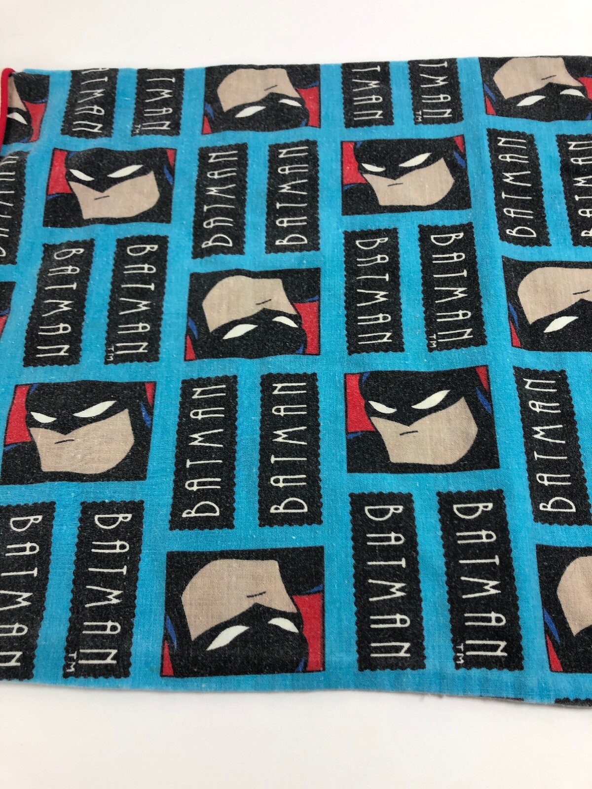 Batman Pillowcase Homemade Travel Toddler 16-1/2 by 11-1/4 Vintage Batman
