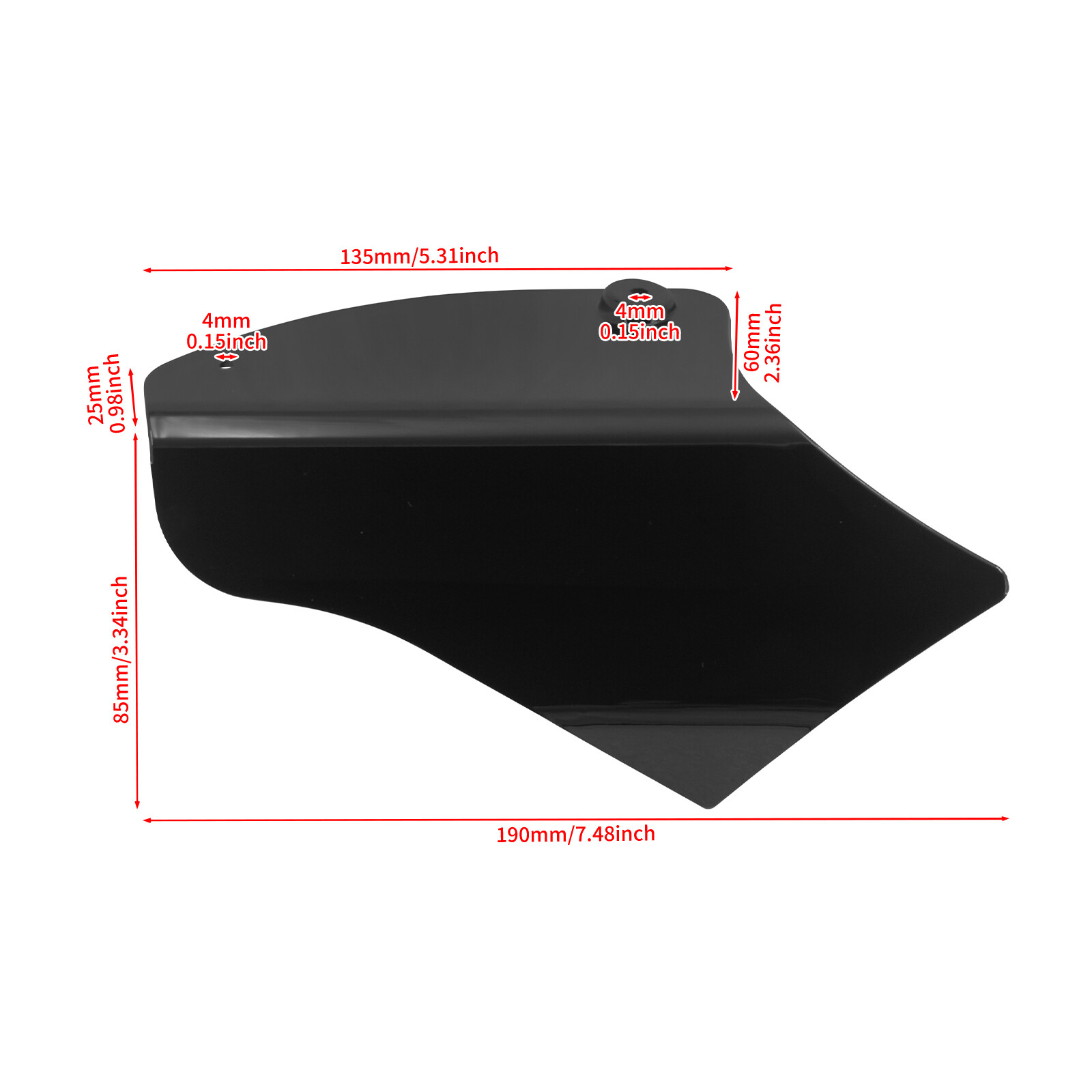 Mid-Frame Air Deflector Heat Shield Fit For Harley Softail 2000 - 2017 Fatboy