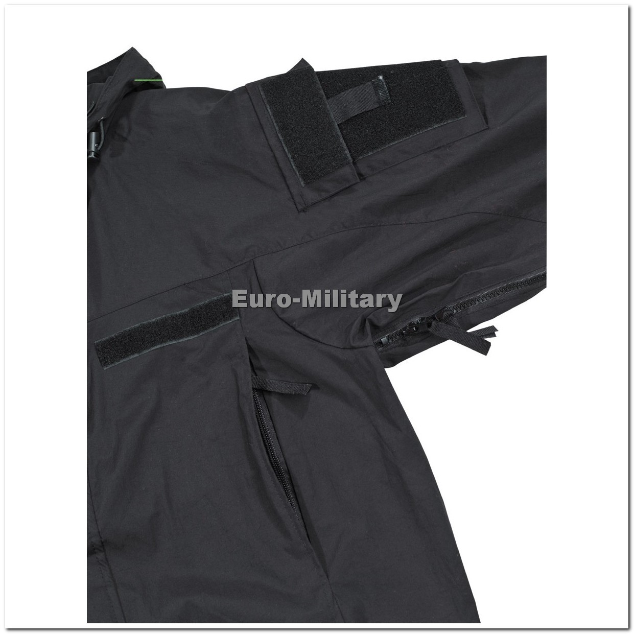 High Quality Tactical Military Soft Shell Waterproof Jacket - Black - GEN 3