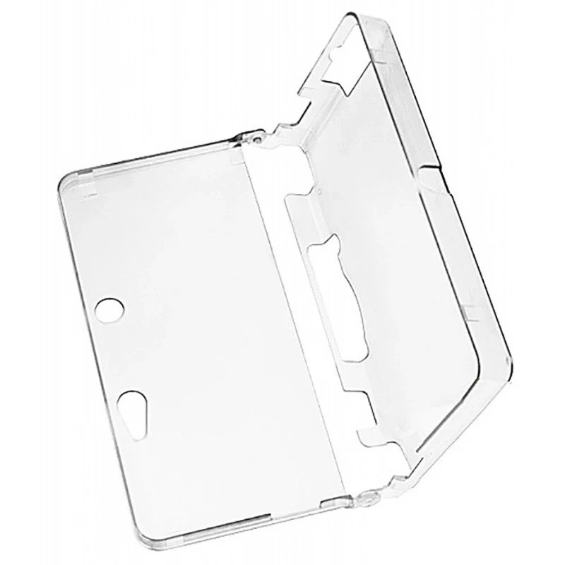 For Nintendo 3DS Clear Snap-on Plastic Crystal Hard Shell Case Protective Cover
