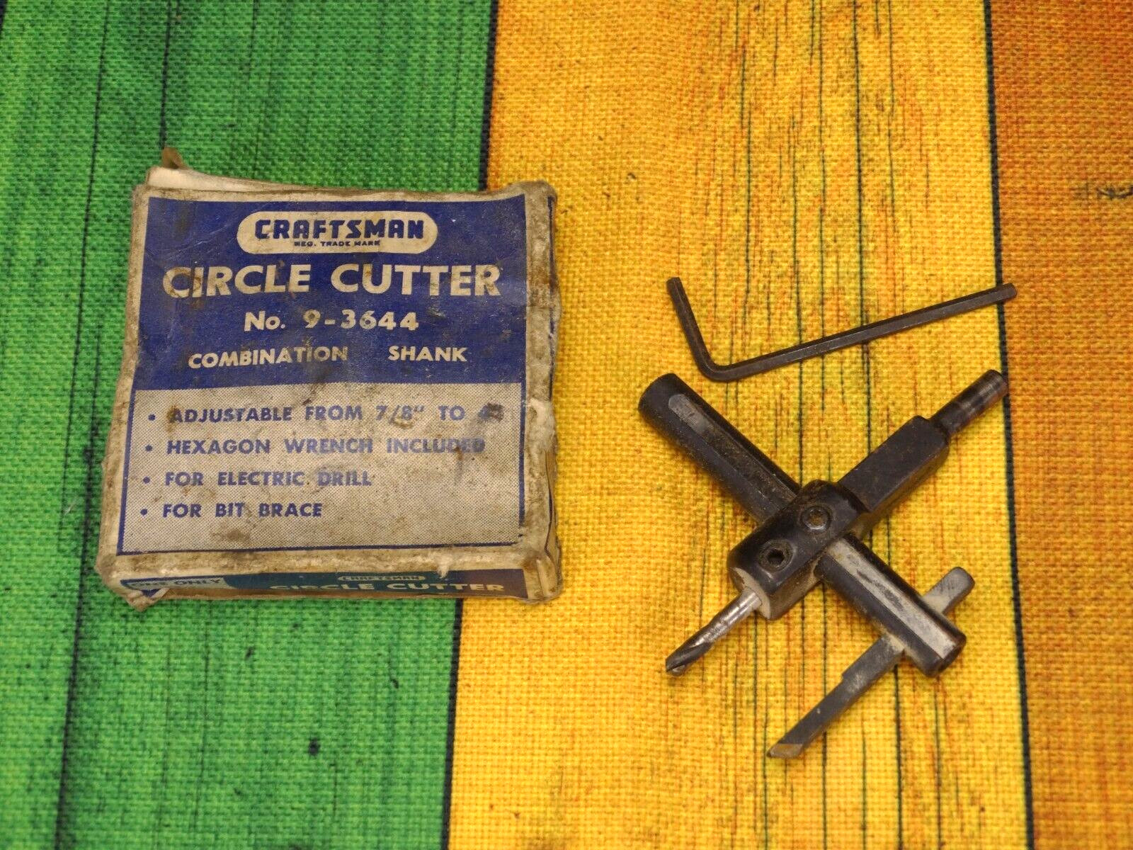 Craftsman Circle Cutter No 9-3644