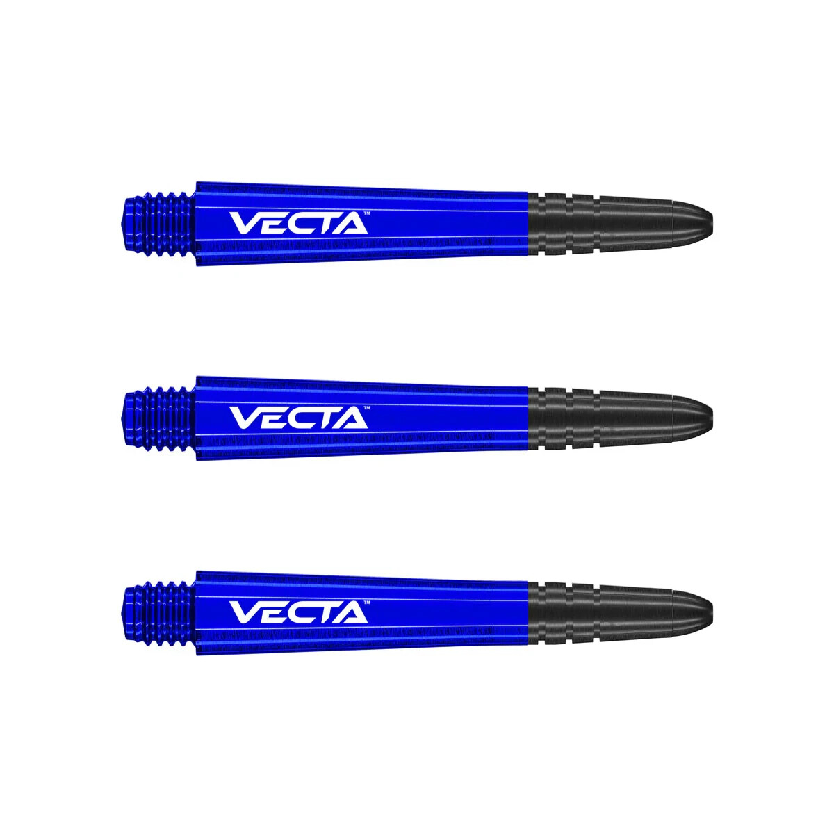 BLUE MEDIUM  WINMAU VECTA DART SHAFTS   NYLON BODY & ALUMINUM TOP