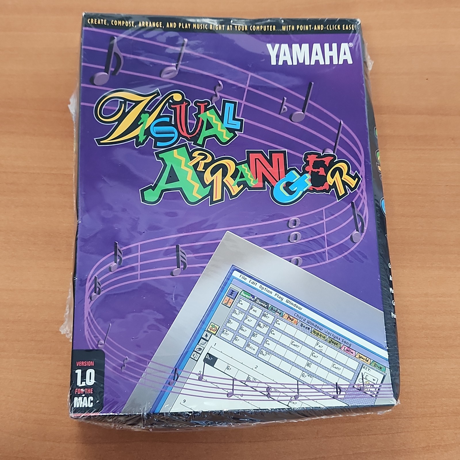YAMAHA VISUAL MUSIC ARRANGER FOR MAC SEALED