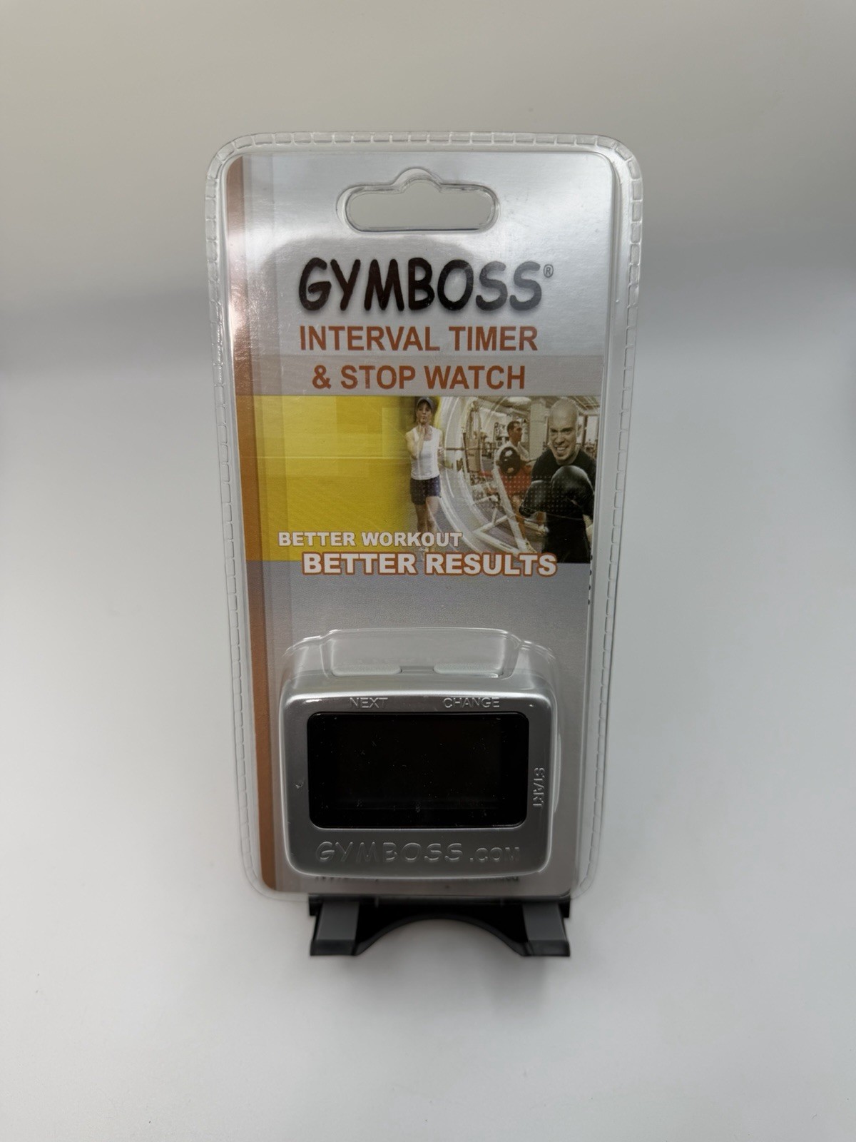 Gymboss Interval Timer Stopwatch Gray New Sealed Workout HIIT Training Timer
