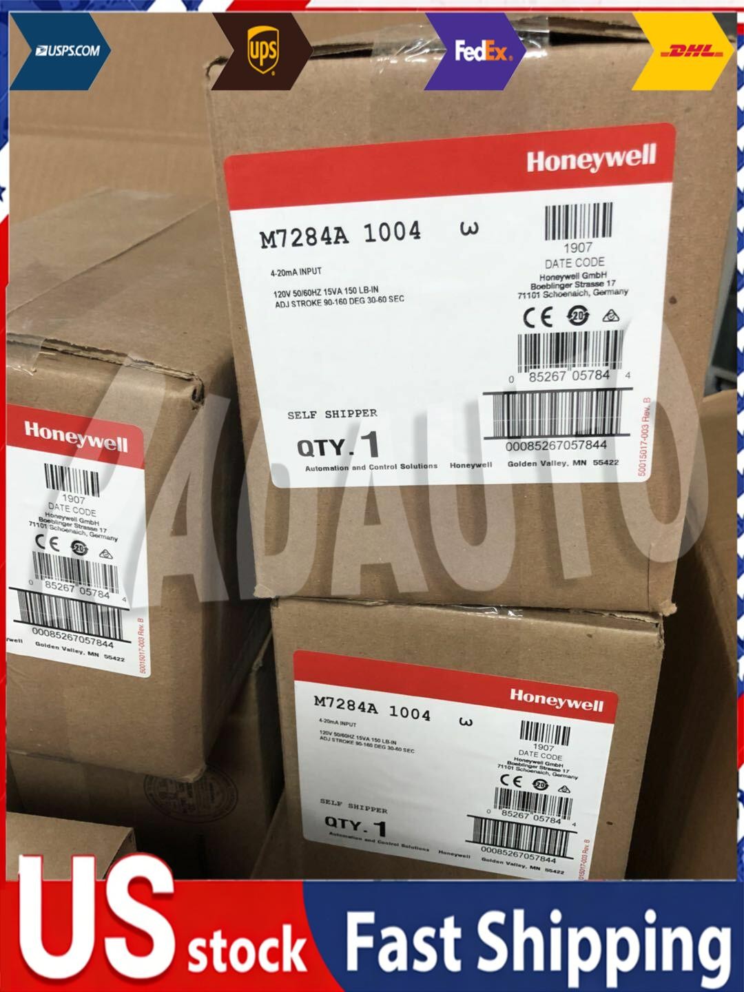 New Honeywell M7284A-1004 Modutrol Motor M7284A1004 Shipping US Free TAX