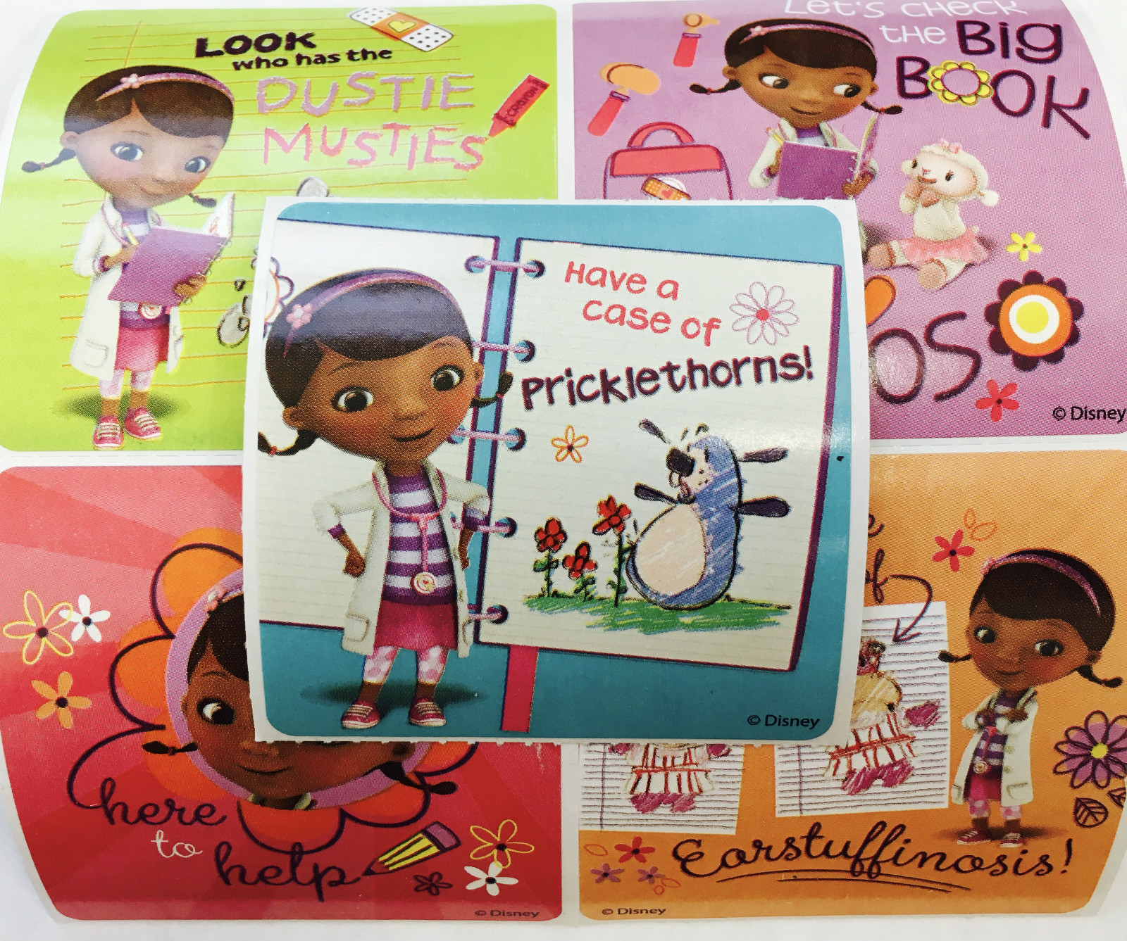 25 Disney Doc McStuffins Book Of Boo Boos Stickers Party Favors Teacher Supply