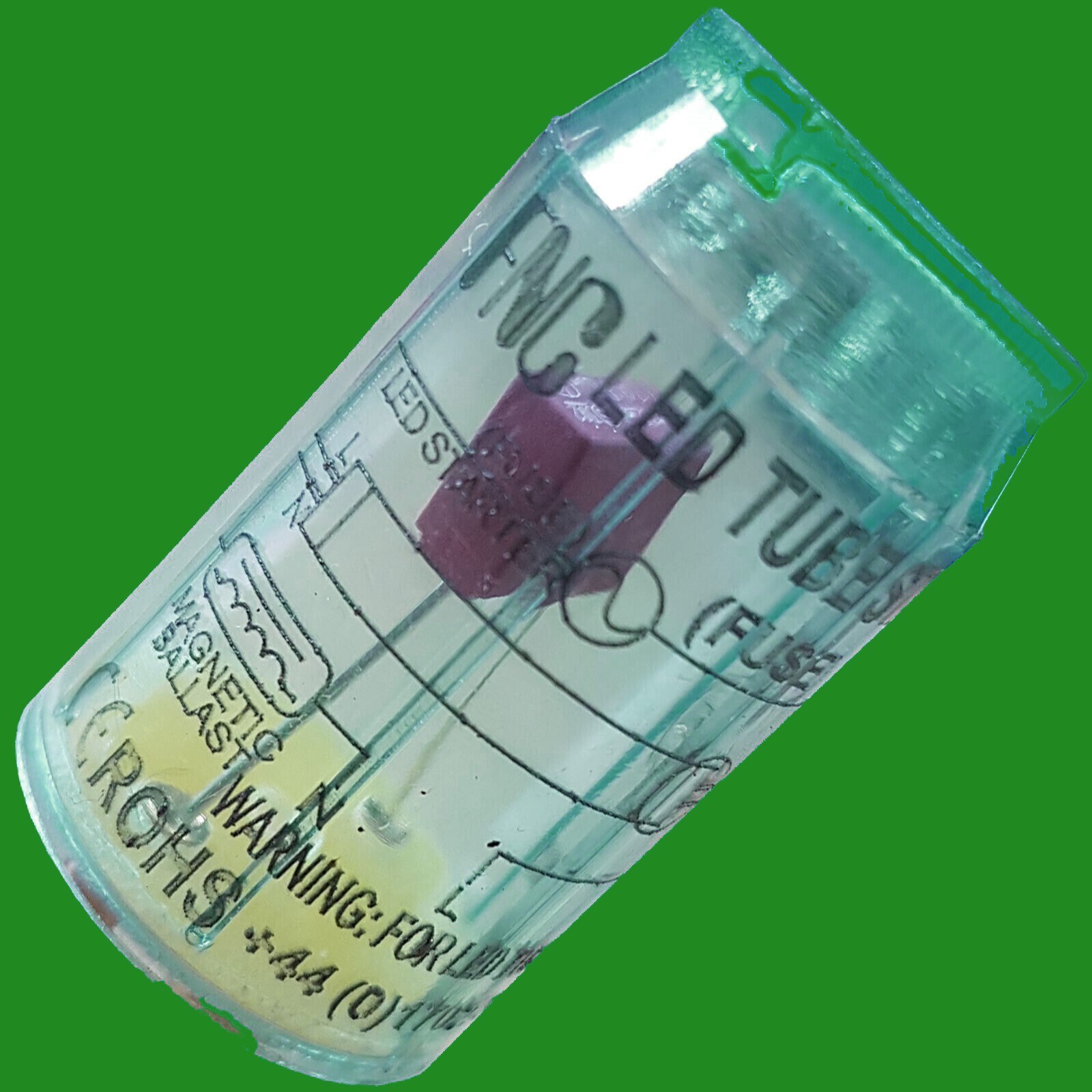 2x LED Starter Easily Convert to led Tubes, Replaces Fluorescent Fitting starter