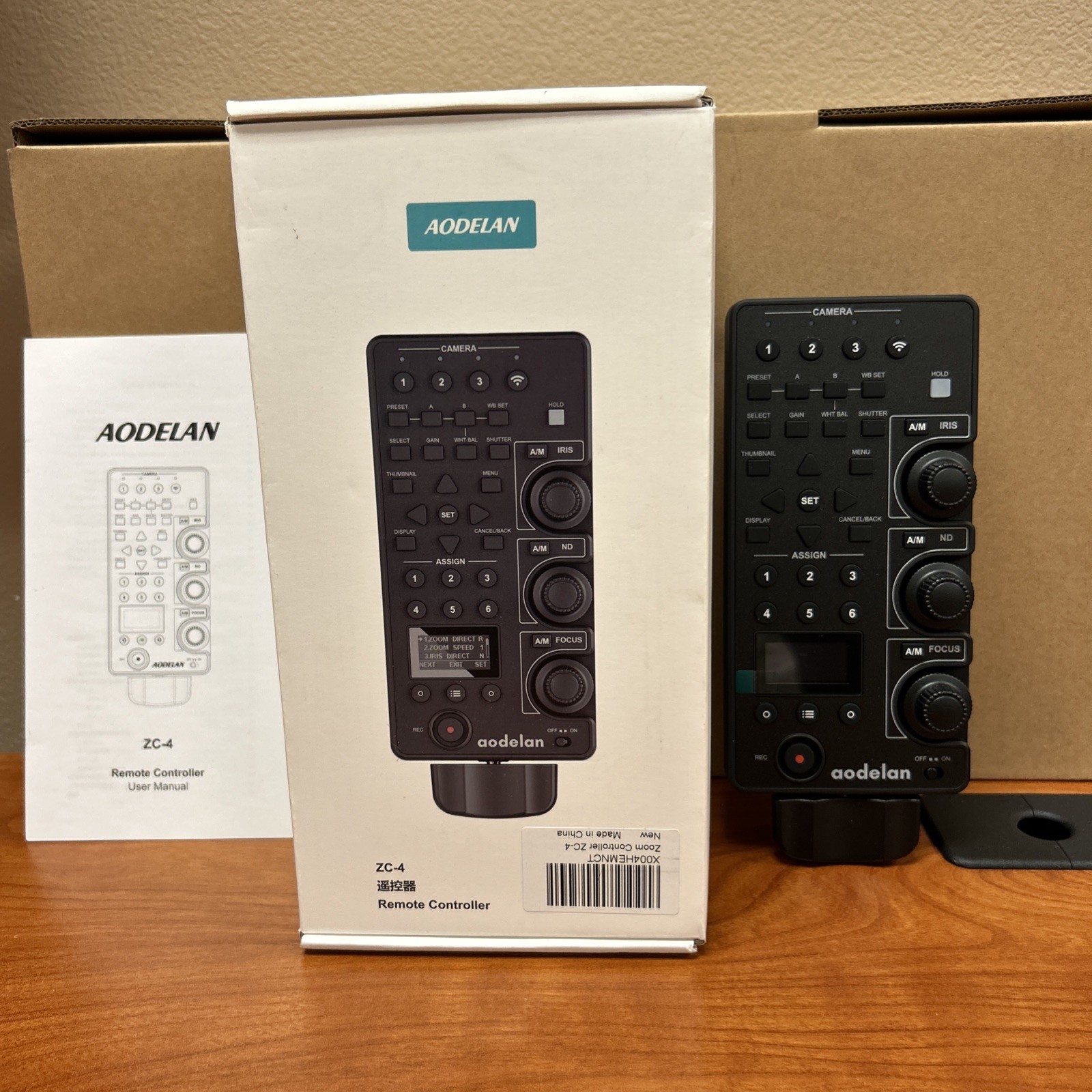 Wireless Camcorder lanc Zoom Controller for Sony - Aodelan Wired Video Camera