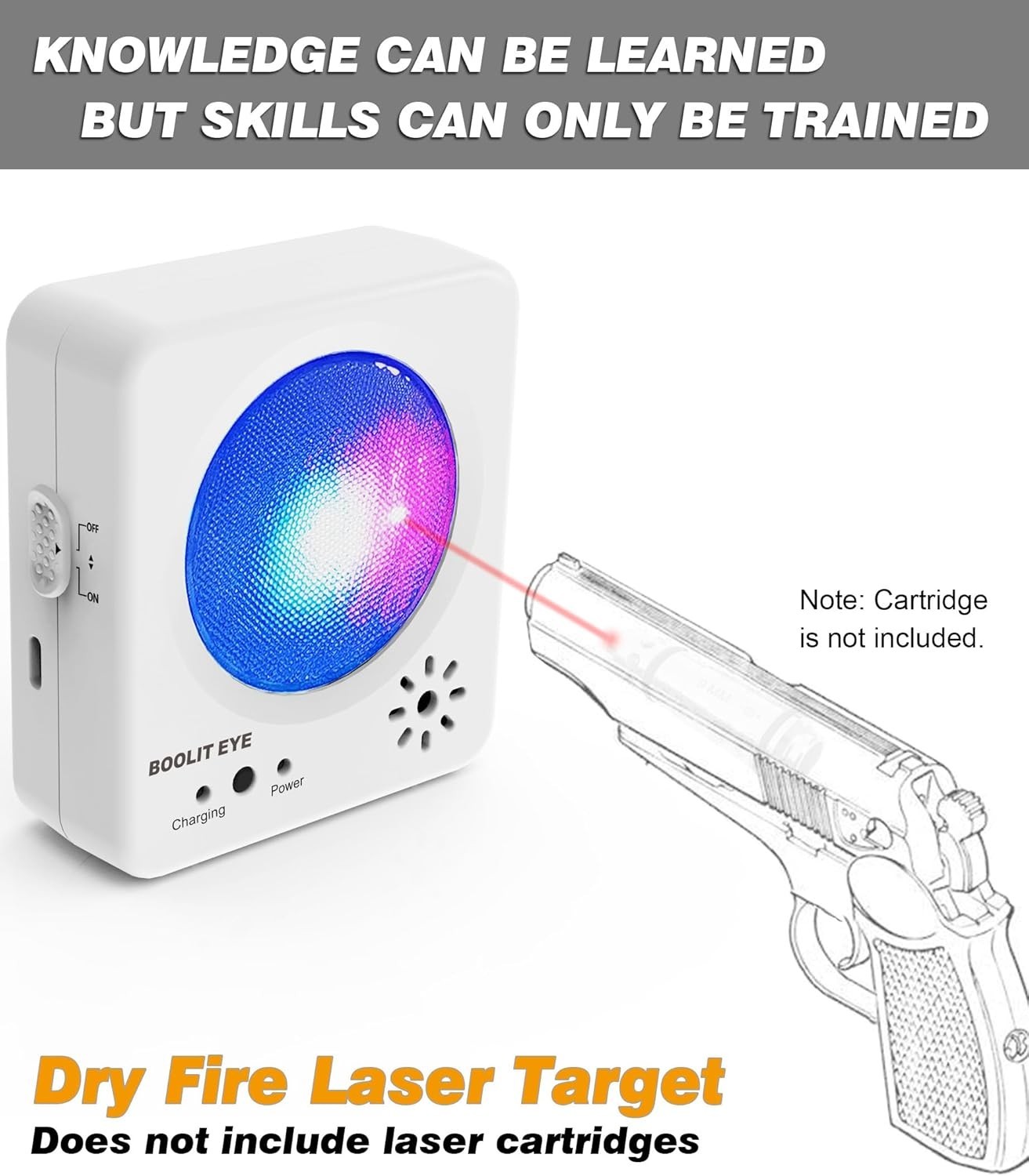 BOOLIT EYE Laser Training Target, Dry Fire Target Safely