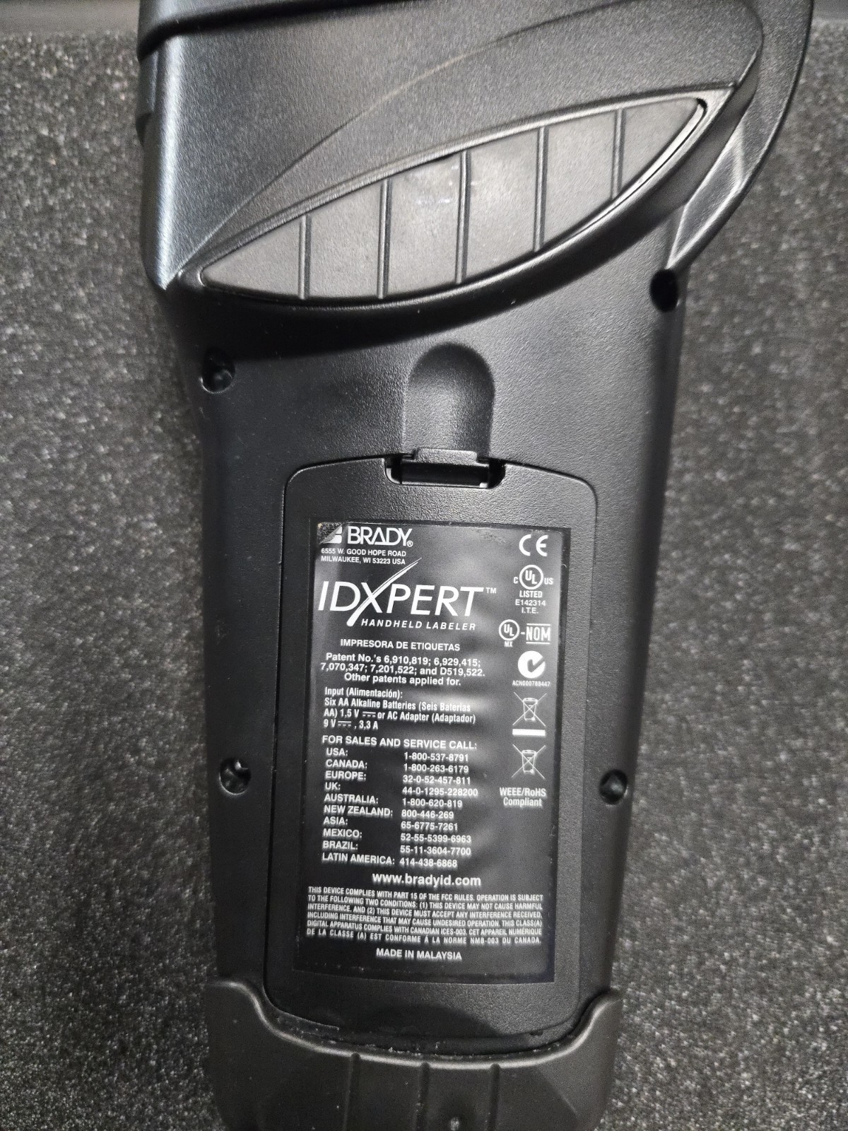 IDXPERT Labeler, Handheld Label Printer, with Case