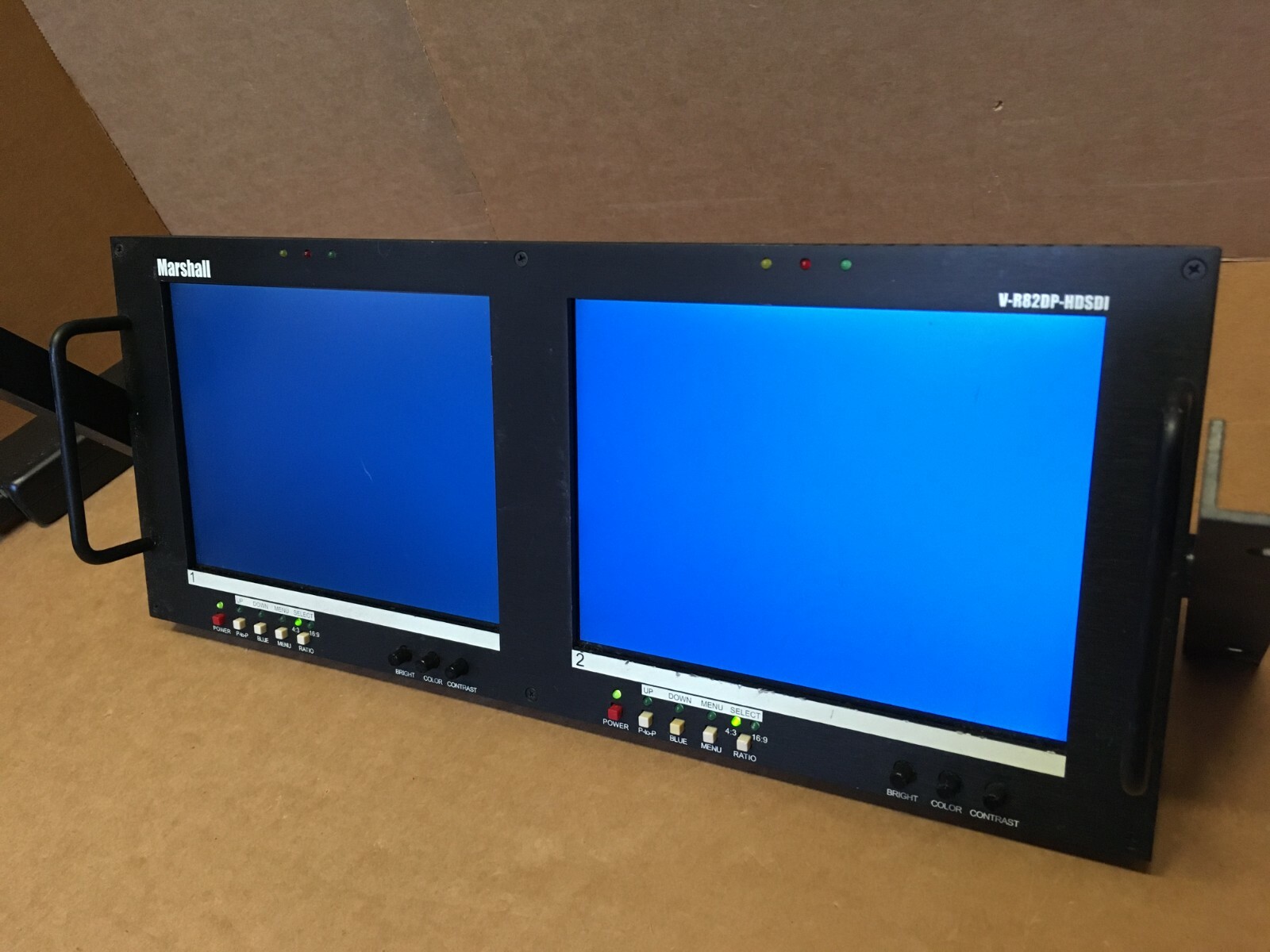 Marshall V-R82DP-HDSDI Dual Professional 8.4"LCD Screen Monitors Rack Mountable