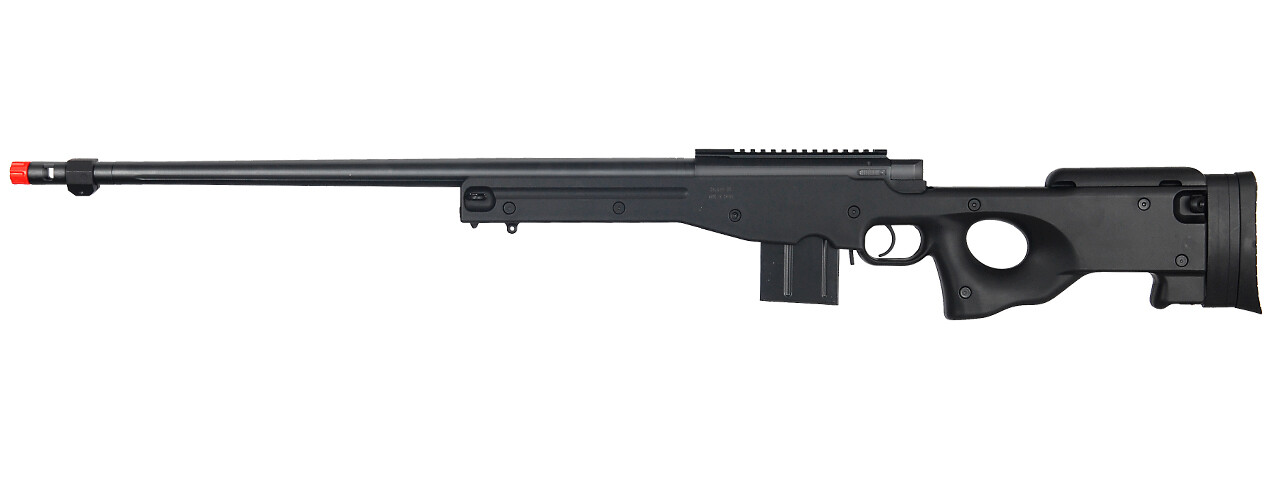 Well Airsoft L96 Bolt Action Rifle W/ Fluted Barrel Optics Rail