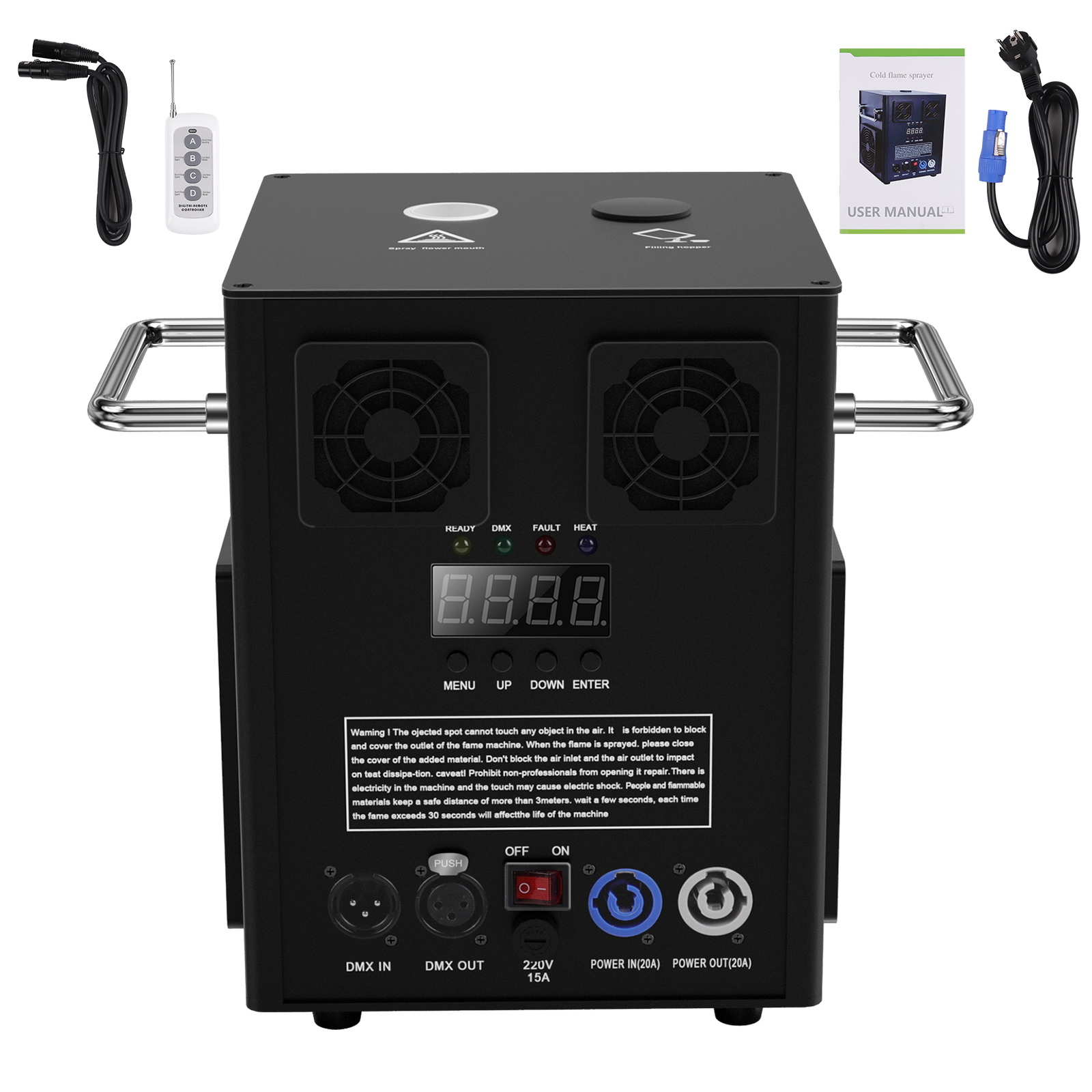 700W Cold Spark Firework Machine Stage Effect DMX Machine Dj Event Party& Remote