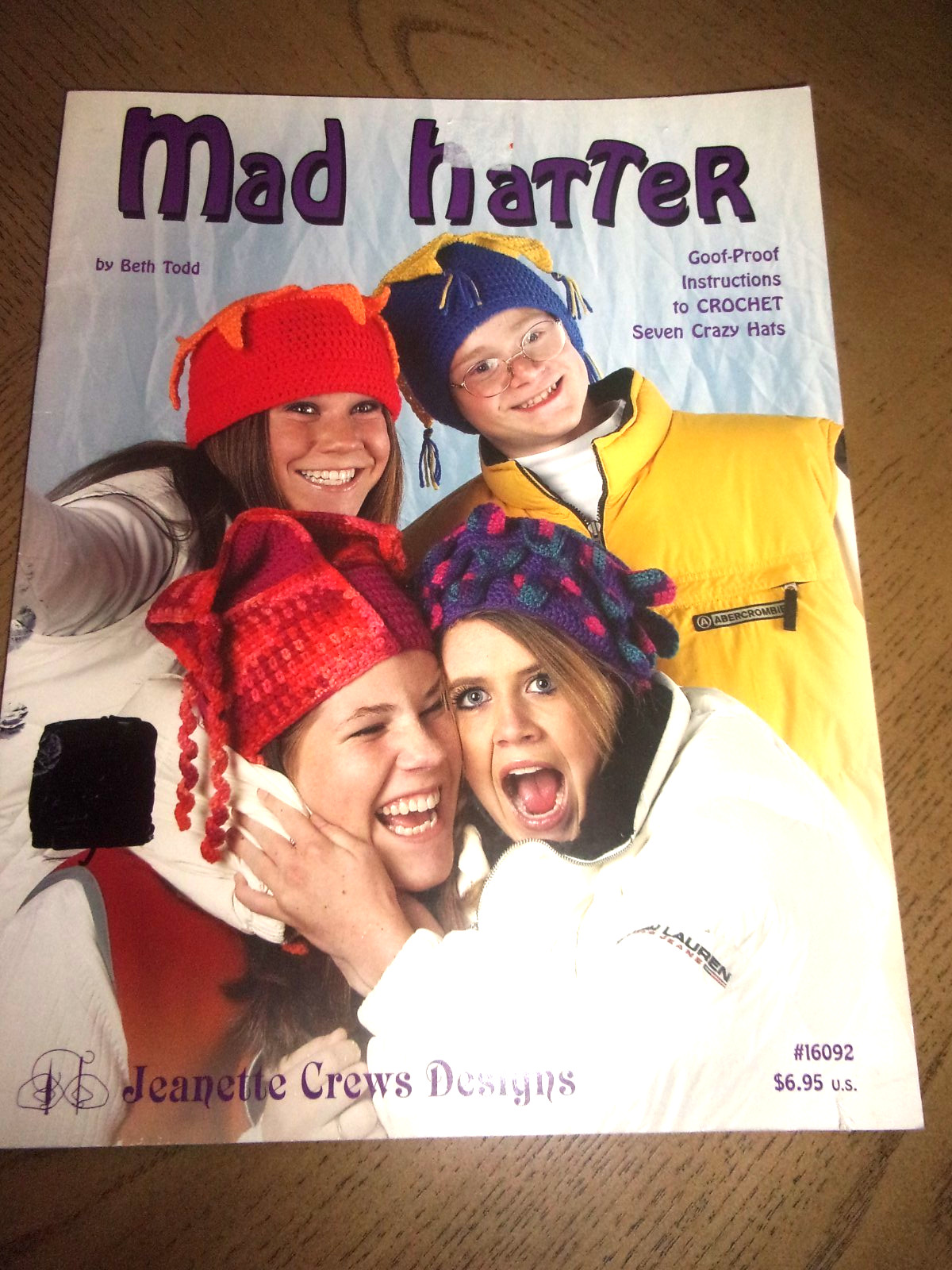 "MAD HATTERS" 7 CRAZY HATS TO CROCHET BOOKLET BY BETH TODD