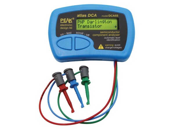 [ Whadda Velleman DCA55 ] SEMICONDUCTOR COMPONENT ANALYZER