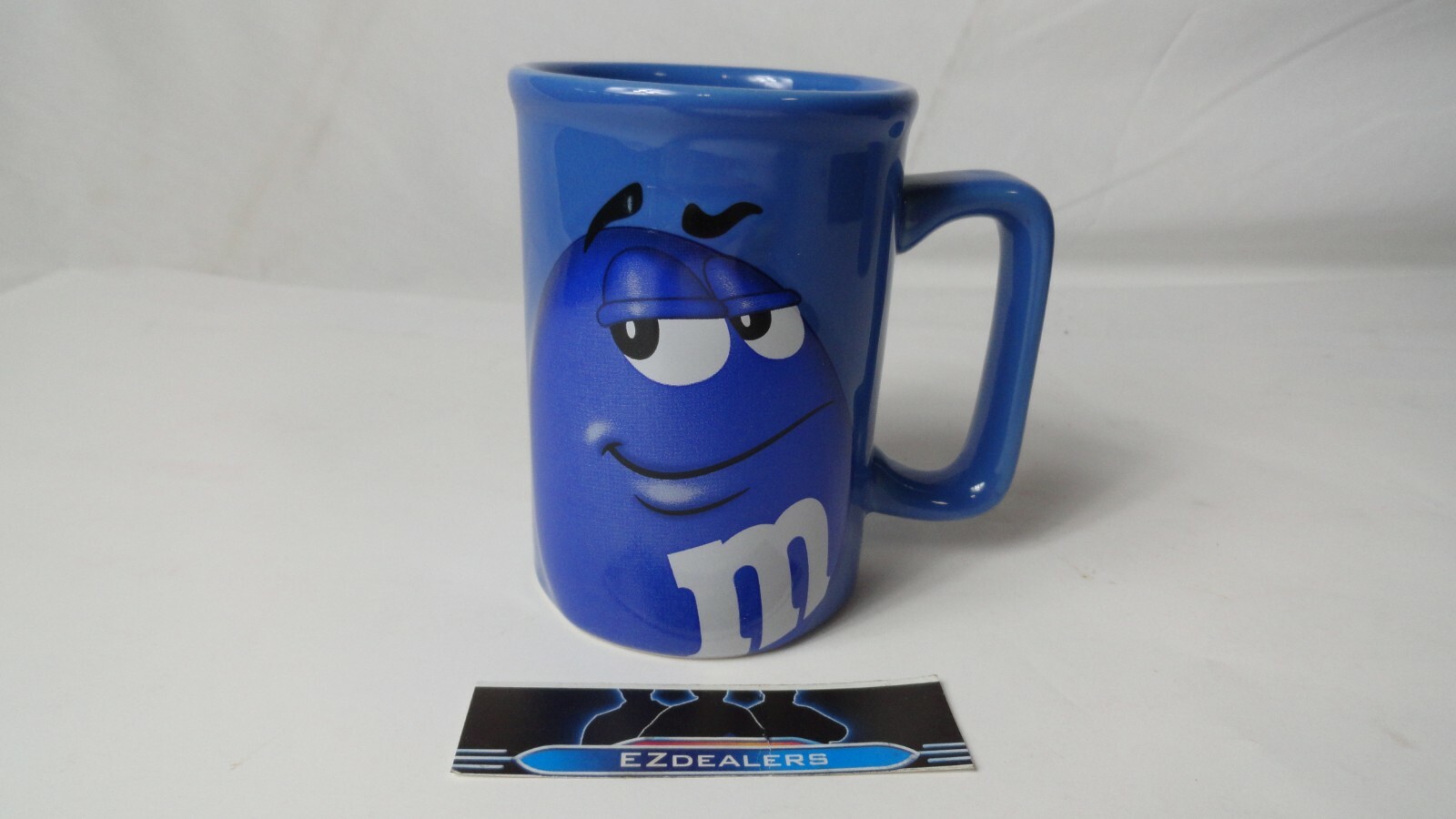 M&M Blue Character Ceramic Coffee Mug 2011 Collector Microwave/Dishwasher Safe