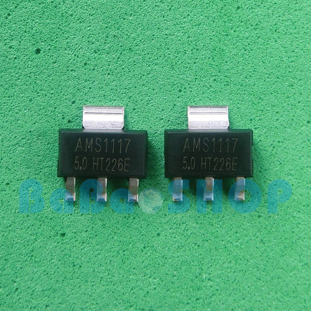 20pcs New AMS1117-5.0 LM1117 AMS1117 5.0V 1A Voltage Regulator SOT-223