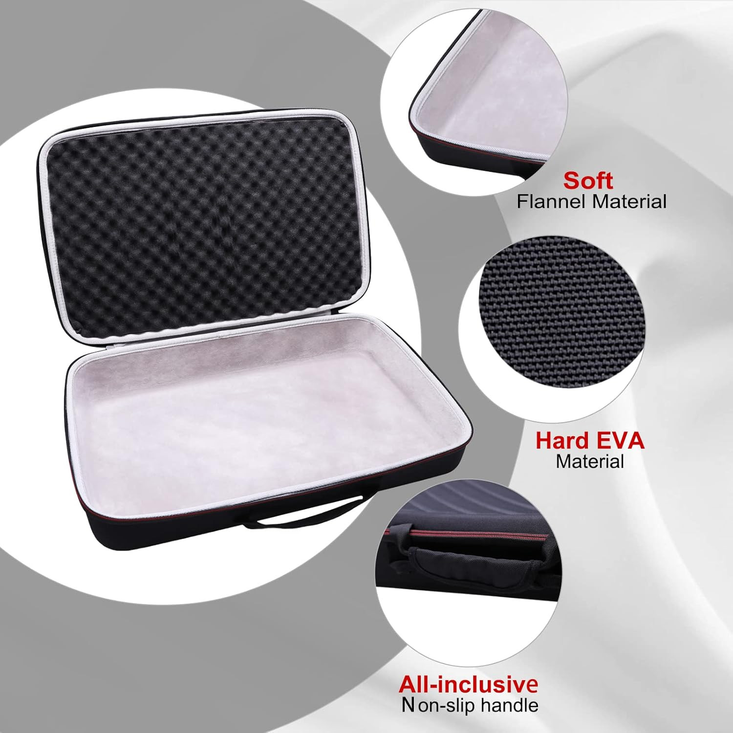 LTGEM EVA Hard Case for M-Audio Oxygen Pro 25 – 25 Key USB MIDI Keyboard Control