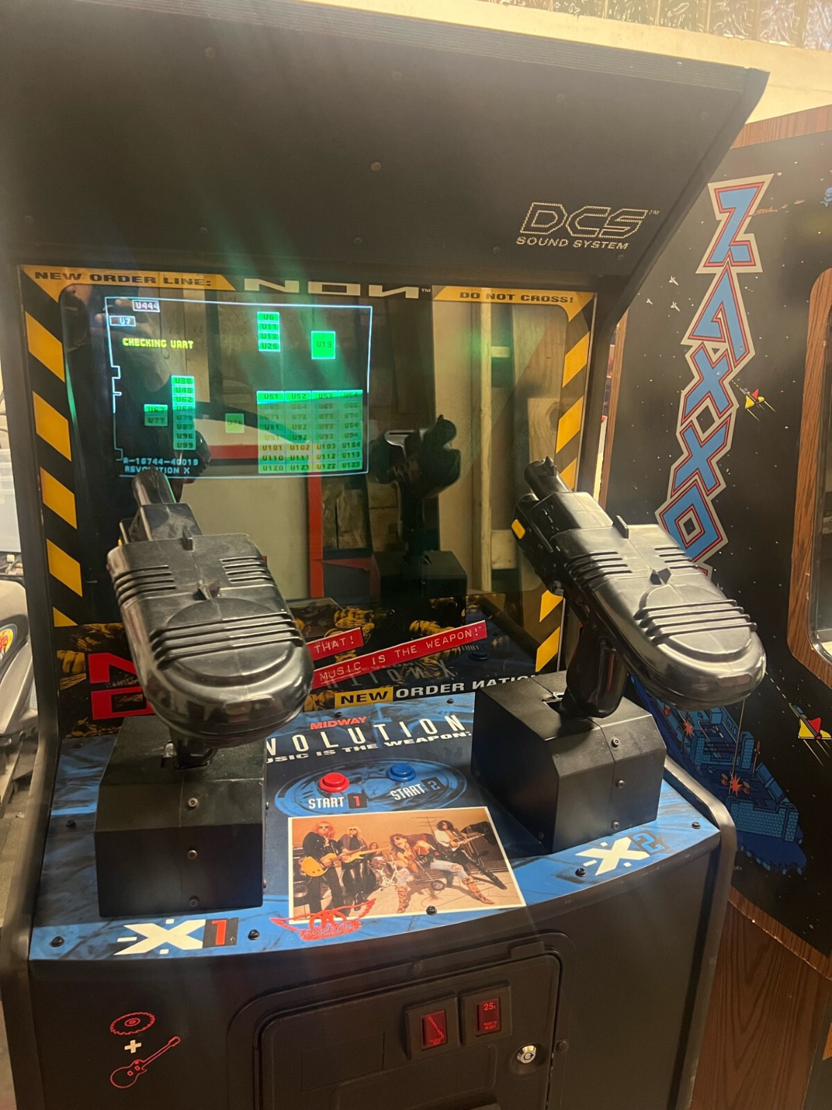 MIDWAY REVOLUTION X ARCADE MACHINE 1994