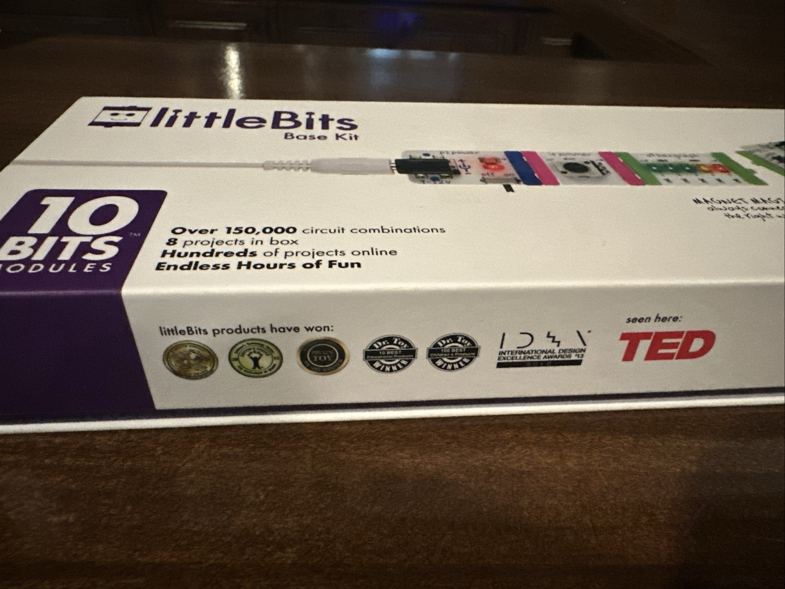LittleBits Base Kit 10 Modules Learn Circuits In Seconds Build Projects Bits TED