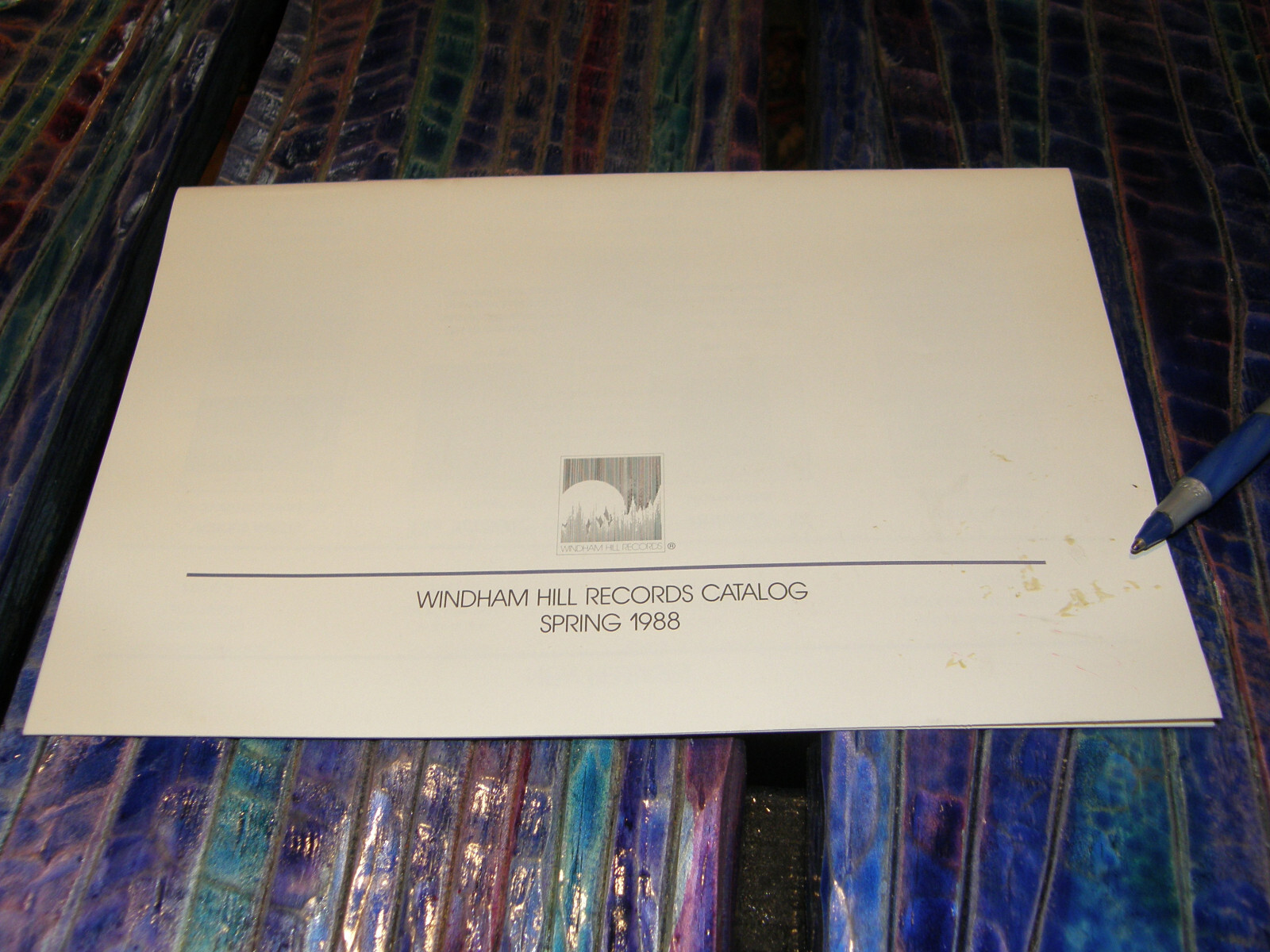 Windham Hill Records Catalog Spring 1988 12 pages